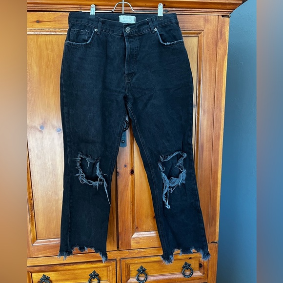 Maggie Mid-Rise Straight-Leg Jeans - Picture 2 of 4